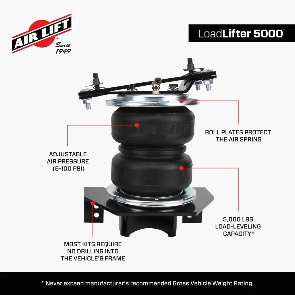 Kit Airlift 5000 Lbs para Ford Ranger 2019-2023